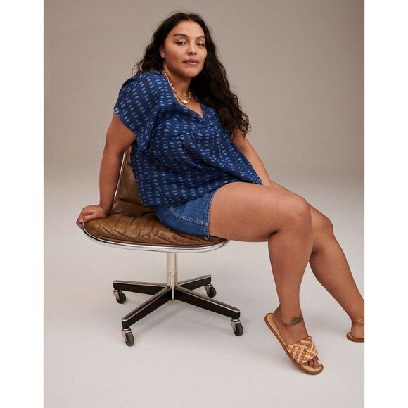 Madewell 'The Suzi' Slide Sandal in Multi Woven Leather                      360 - Picture 1 of 14